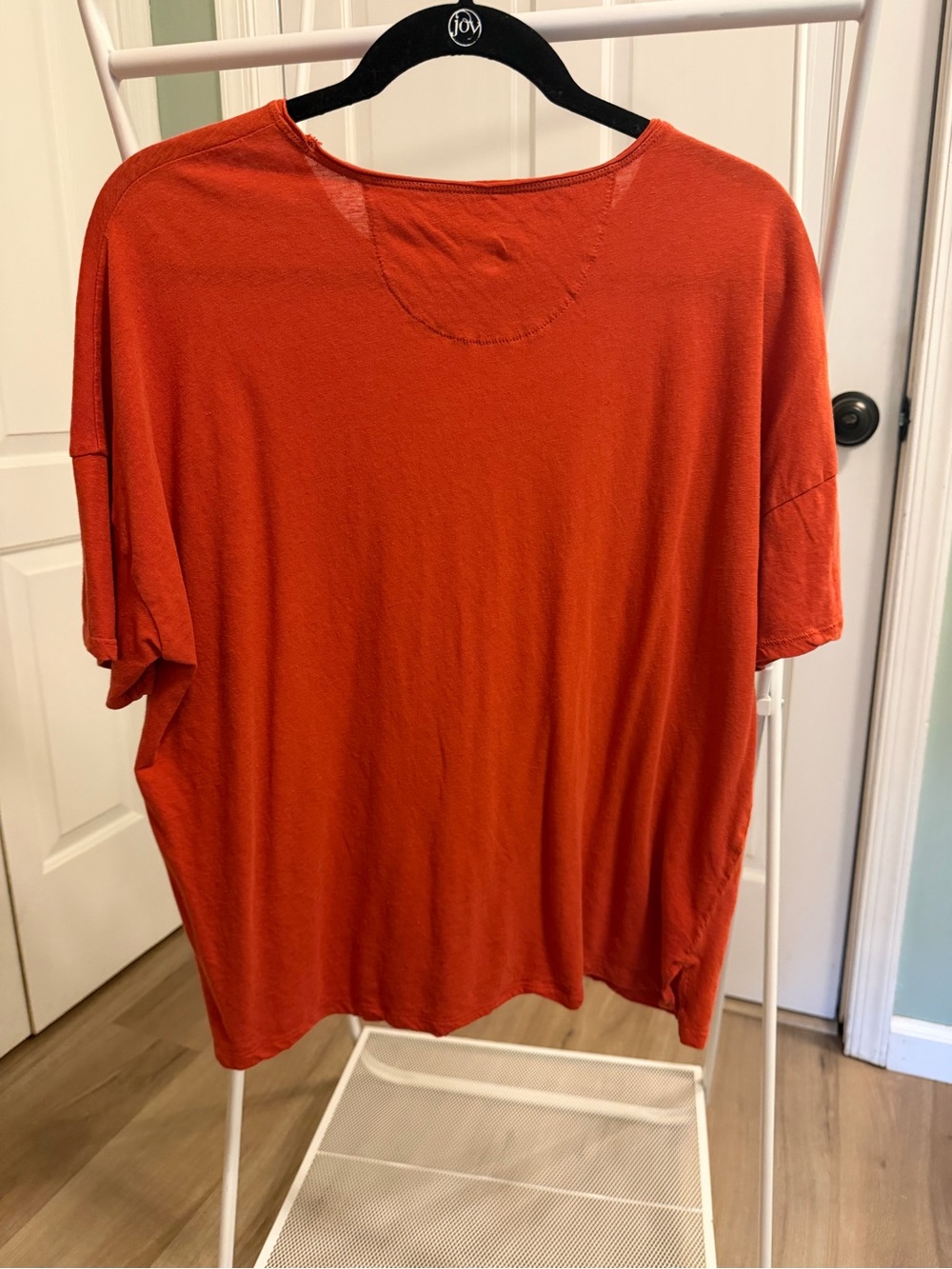 Madewell Relaxed Crewneck Tee in Rust Orange - Picture 3 of 3
